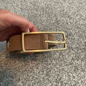 Rag & Bone Rebound Suede Belt Size Medium in Camel